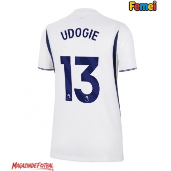 Tottenham Hotspur Destiny Udogie #13 Tricou Fotbal Replică 2026-27 Femei Acasa